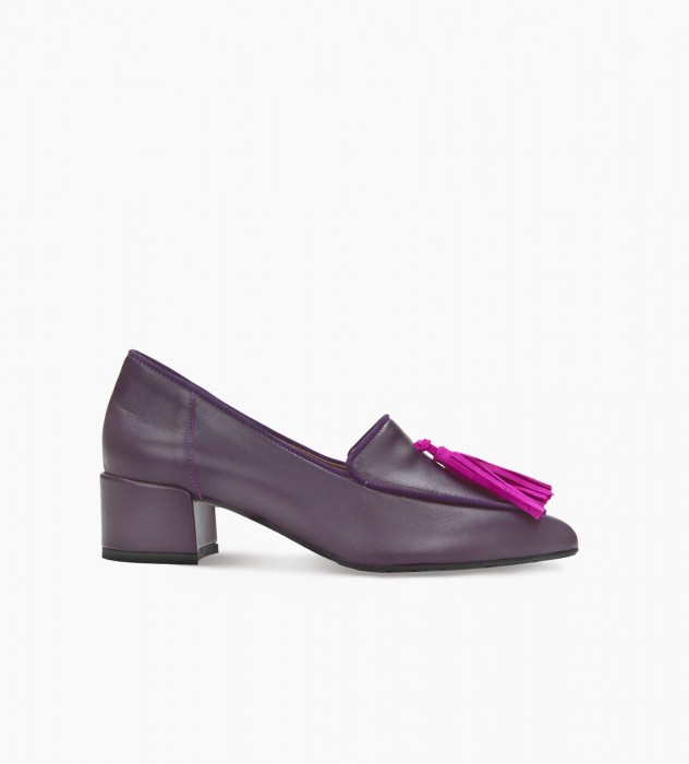 Fioletowe czółenka damskie