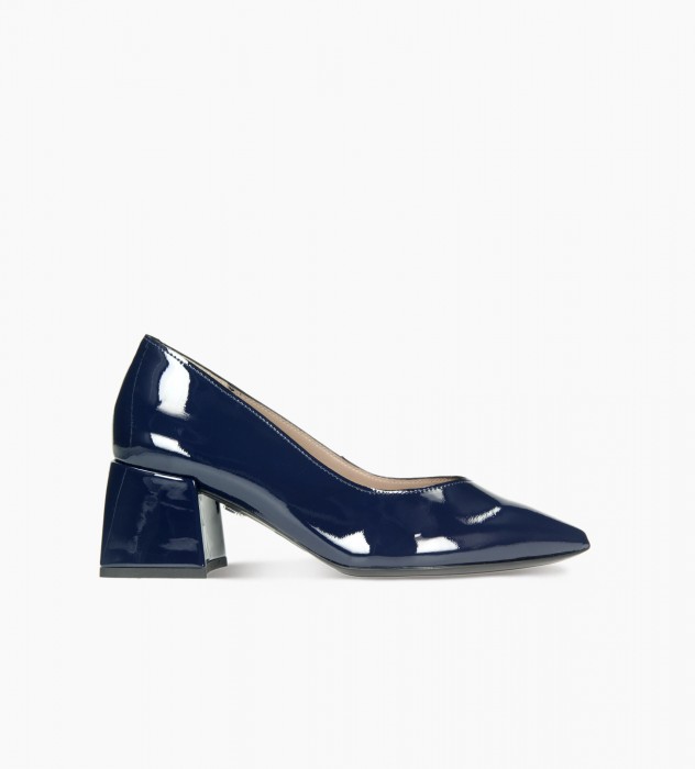 Granatowe czółenka damskie