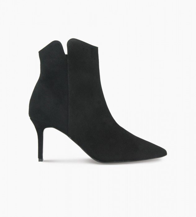 Czarne botki damskie