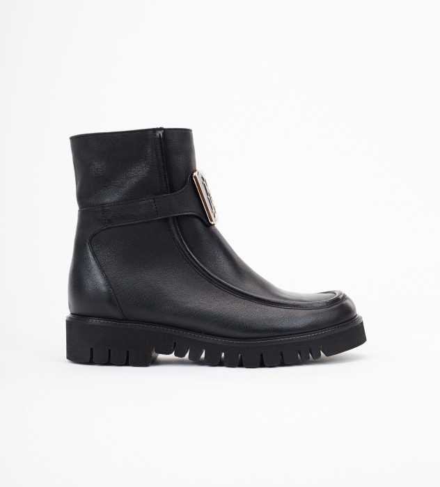 Czarne botki damskie