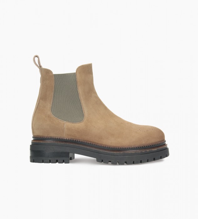 Brązowe sztybety damskie