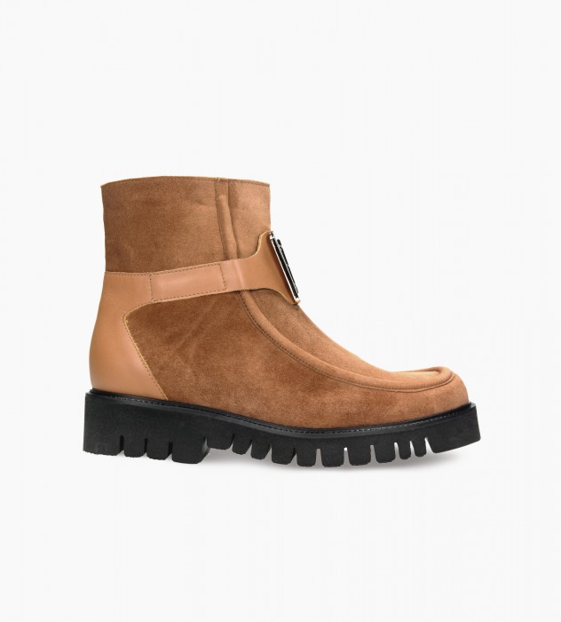 Koniakowe botki damskie