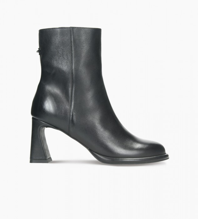 Czarne  botki damskie