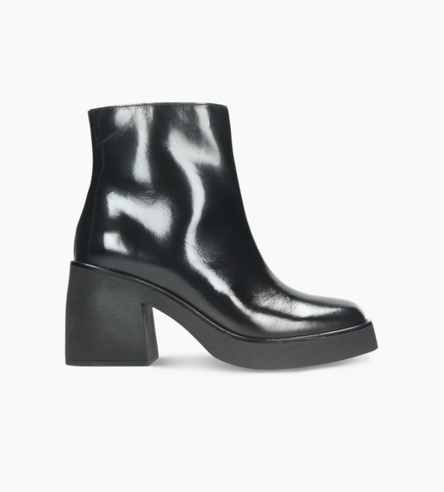 Czarne botki damskie