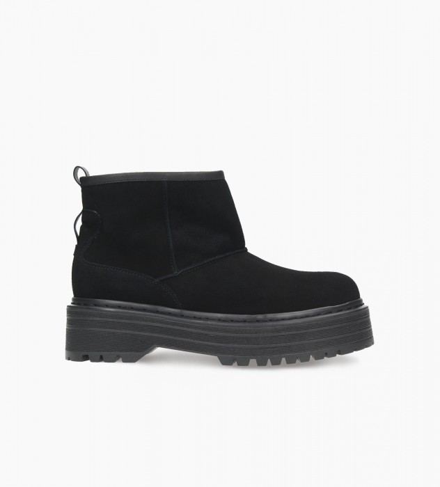 Czarne botki damskie