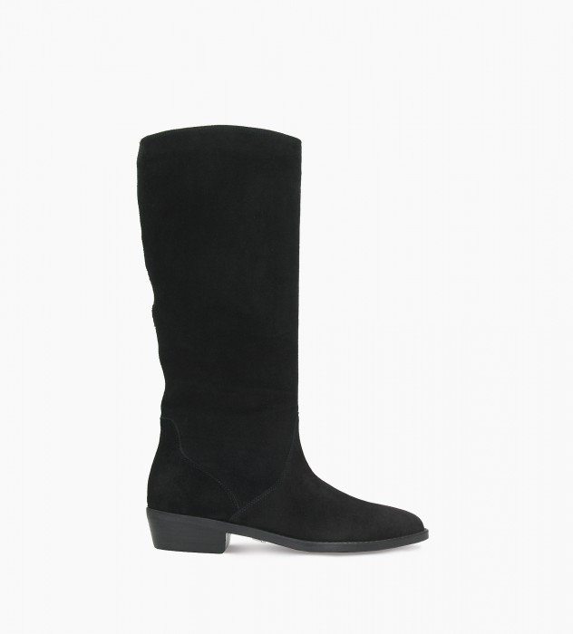 Czarne kozaki damskie