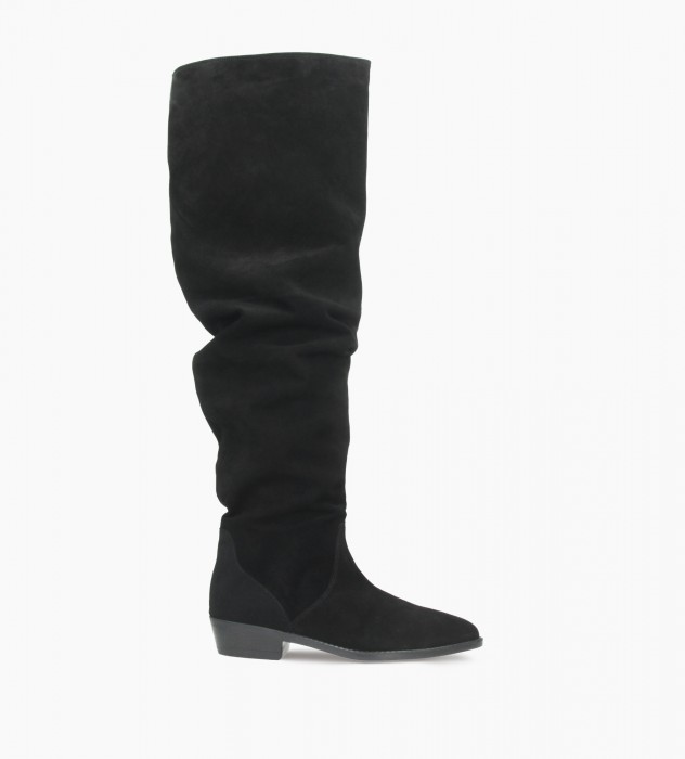 Czarne kozaki damskie