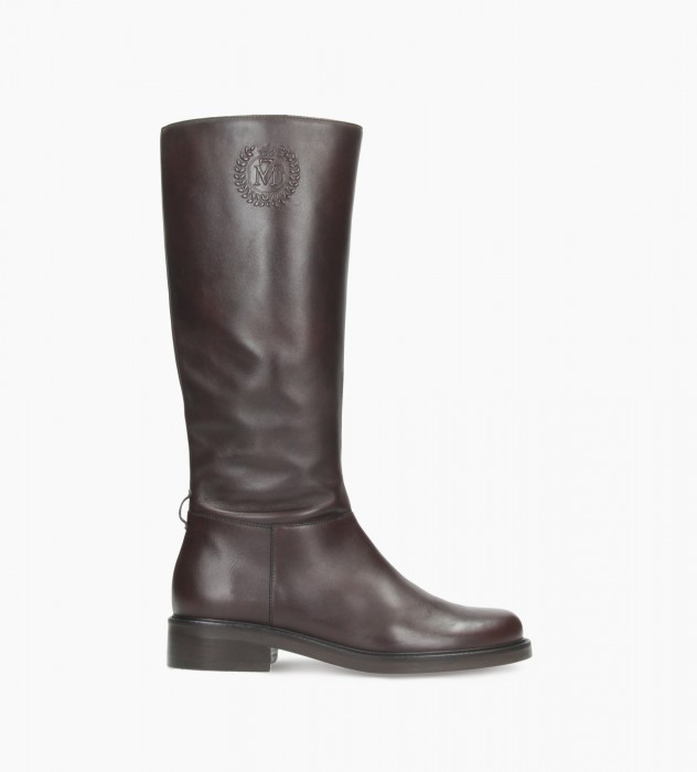 Brązowe kozaki damskie