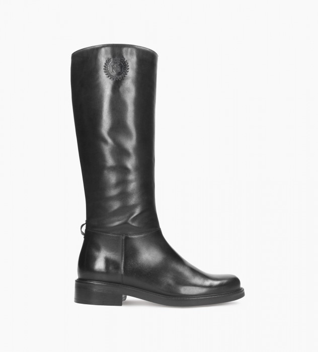 Czarne kozaki damskie