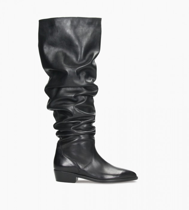 Czarne kozaki damskie