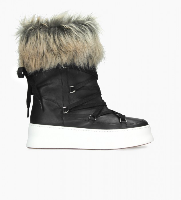 Czarne botki damskie