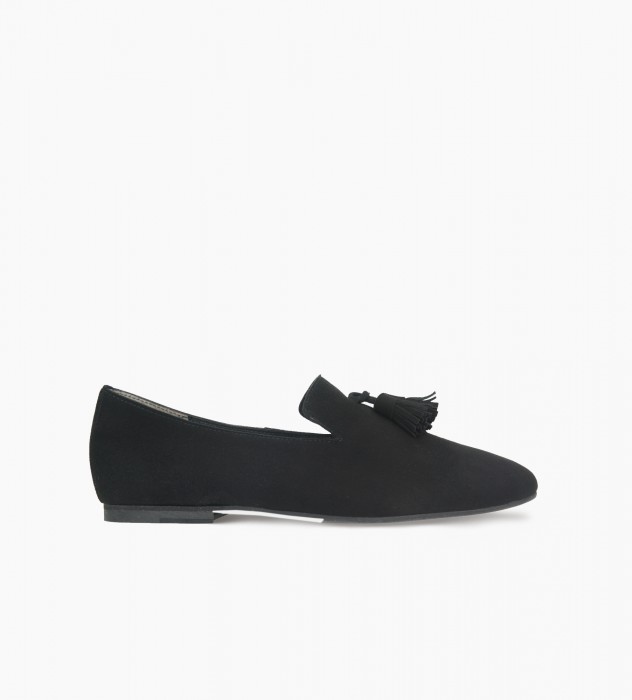 Czarne baleriny damskie