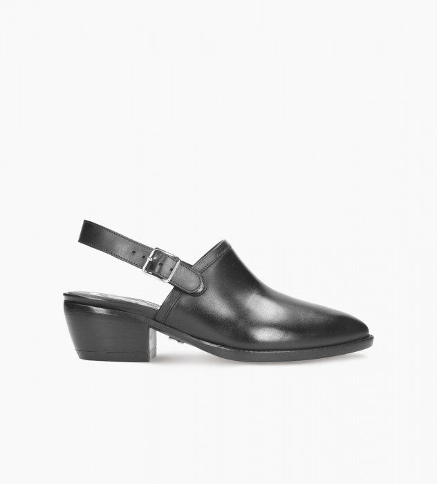 Czarne sandały damskie