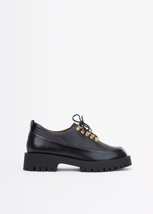 Czarne pólbuty damskie