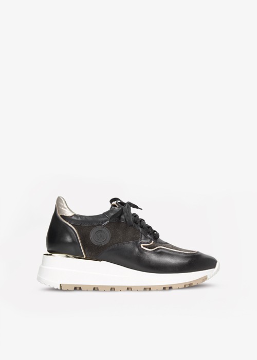 Czarne sneakersy damskie