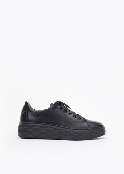 Czarne sneakersy damskie