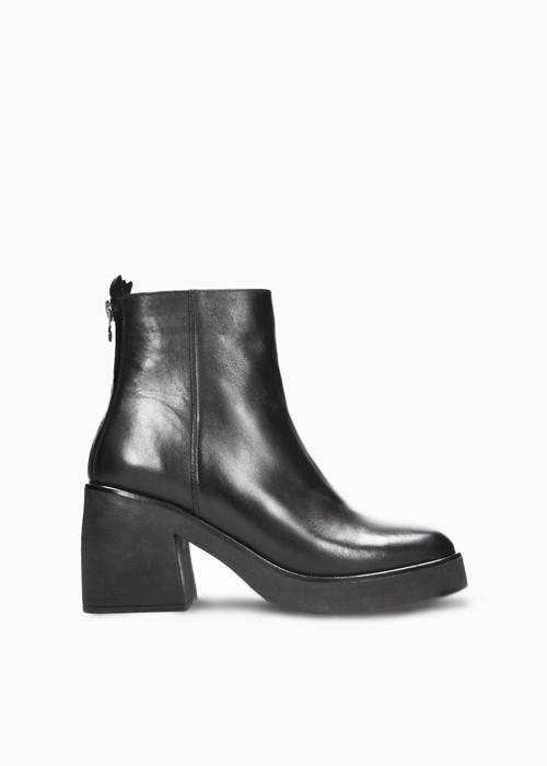 Czarne botki damskie