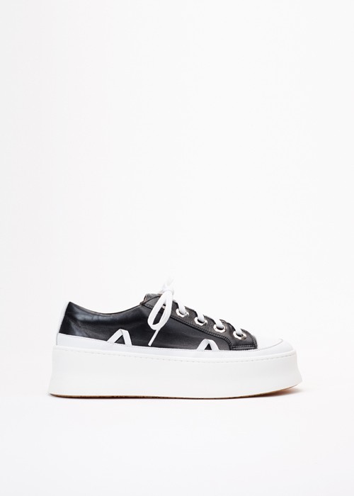 Czarne sneakersy damskie