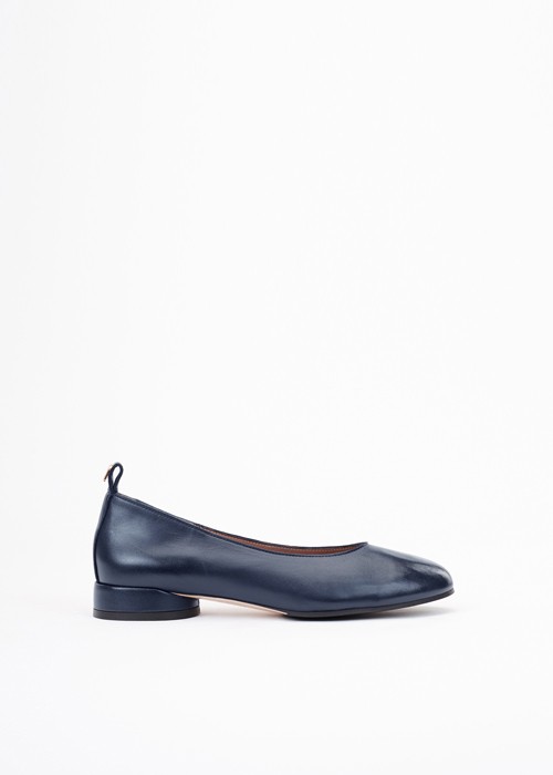 Granatowe baleriny damskie