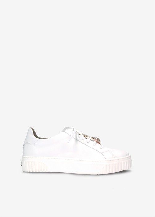 Białe sneakersy damskie