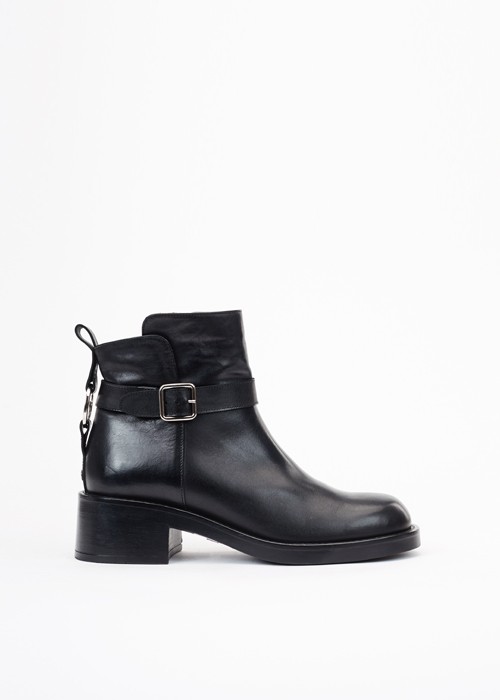 Czarne botki damskie