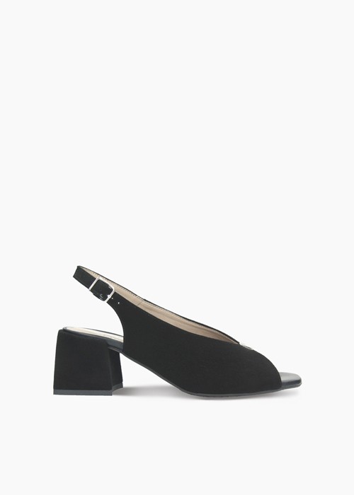 Czarne sandały damskie