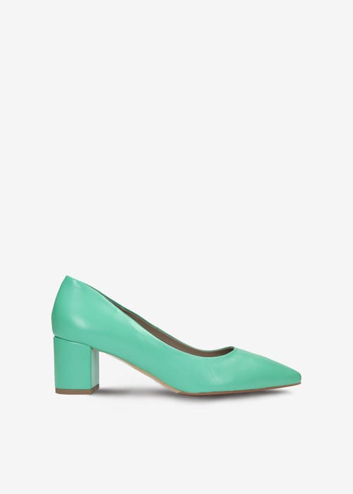 Zielone czółenka damskie