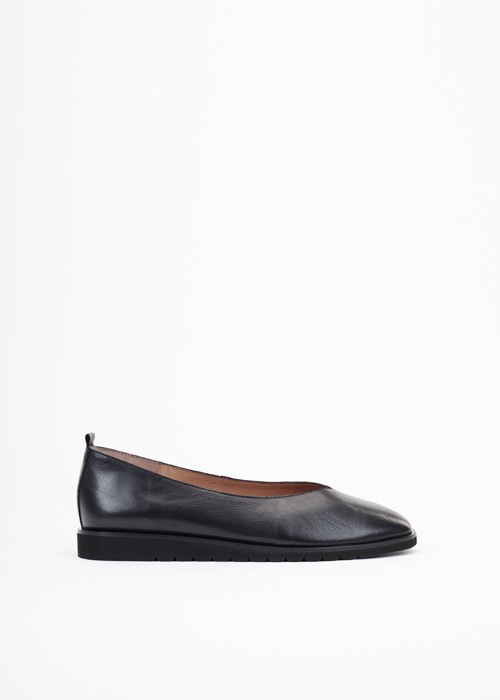 Czarne baleriny damskie