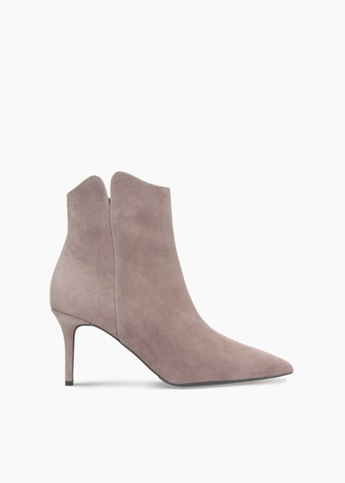 Brązowe botki damskie