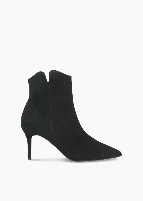 Czarne botki damskie