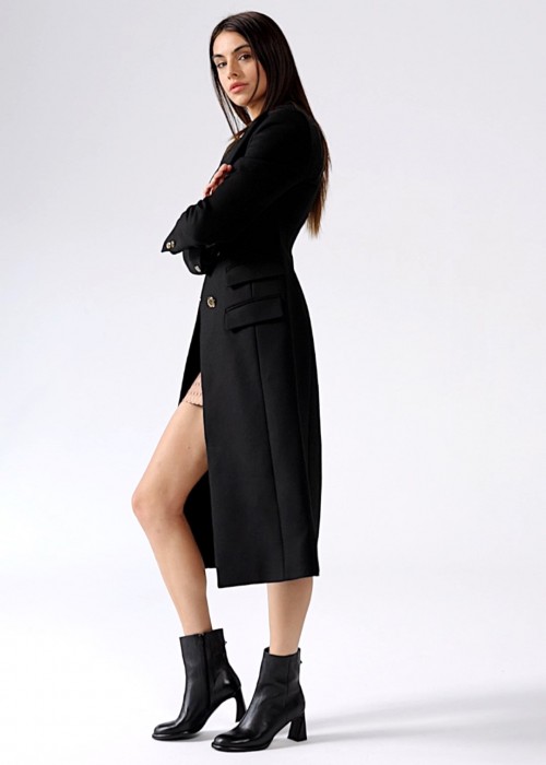 Czarne  botki damskie