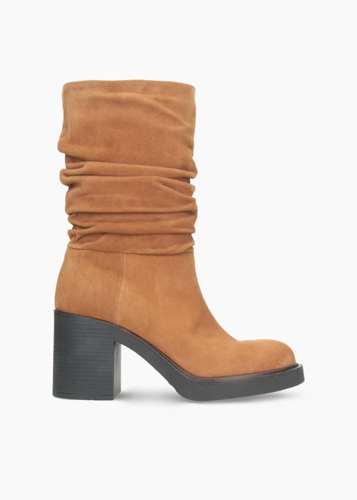 Koniakowe botki damskie