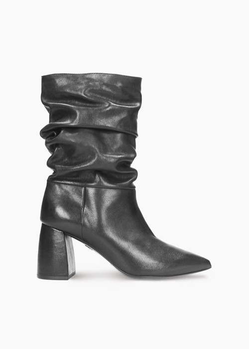 Czarne botki damskie