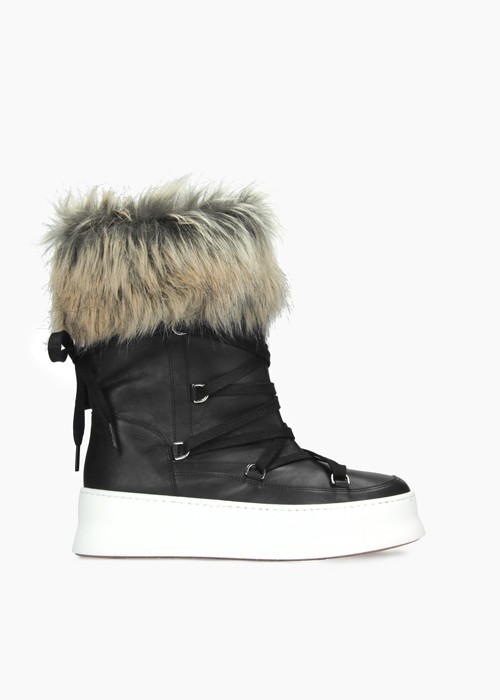 Czarne botki damskie