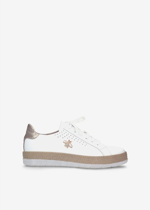 Białe sneakersy damskie