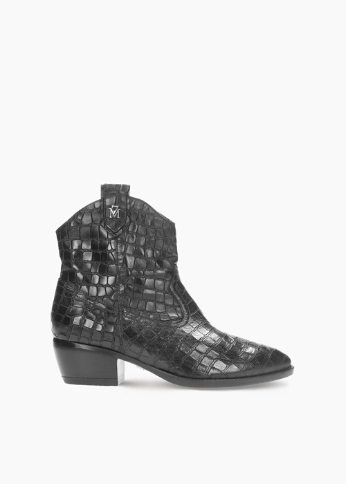 Czarne botki damskie