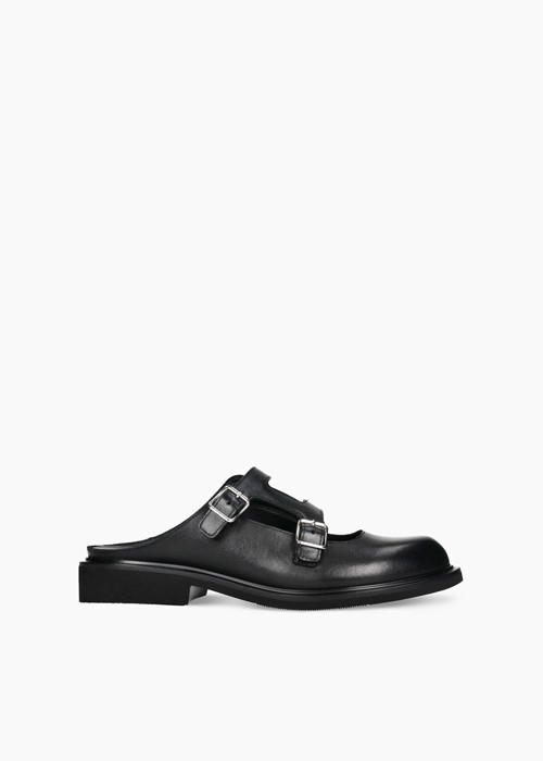 Czarne klapki damskie