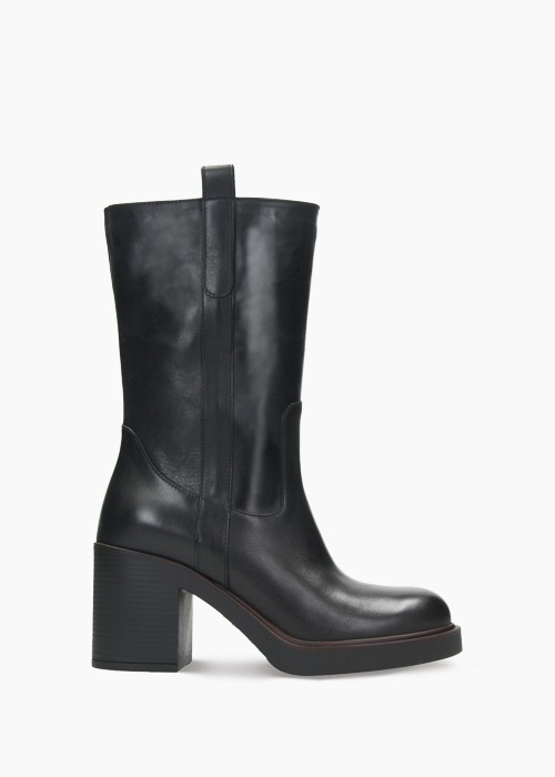 Czarne botki damskie