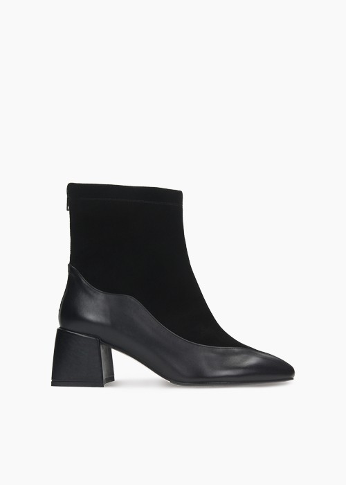 Czarne botki damskie