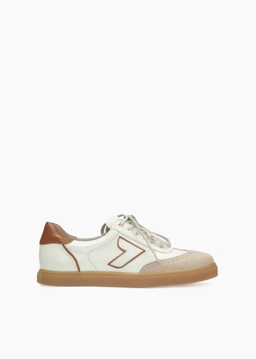 Beżowe trampki damskie