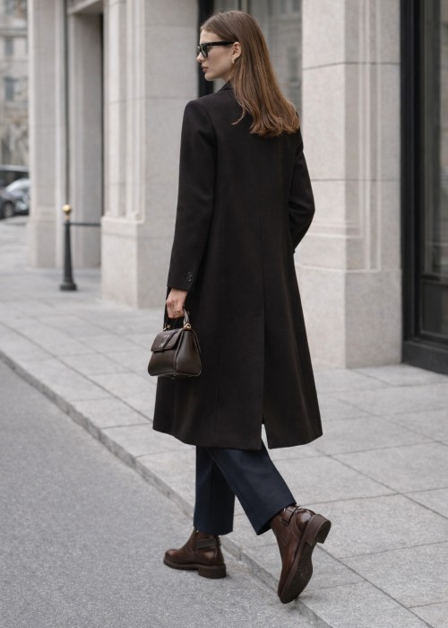 Brązowe sztyblety damskie