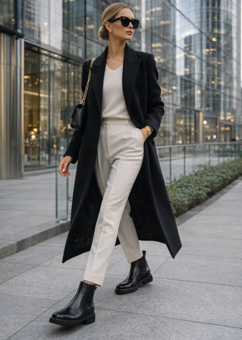 Czarne sztyblety damskie