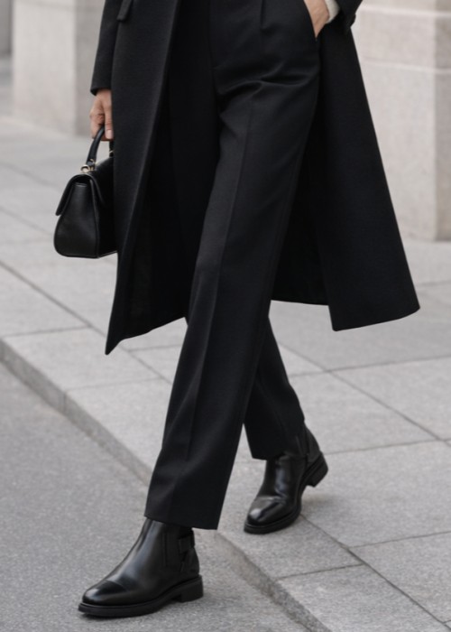 Czarne sztyblety damskie