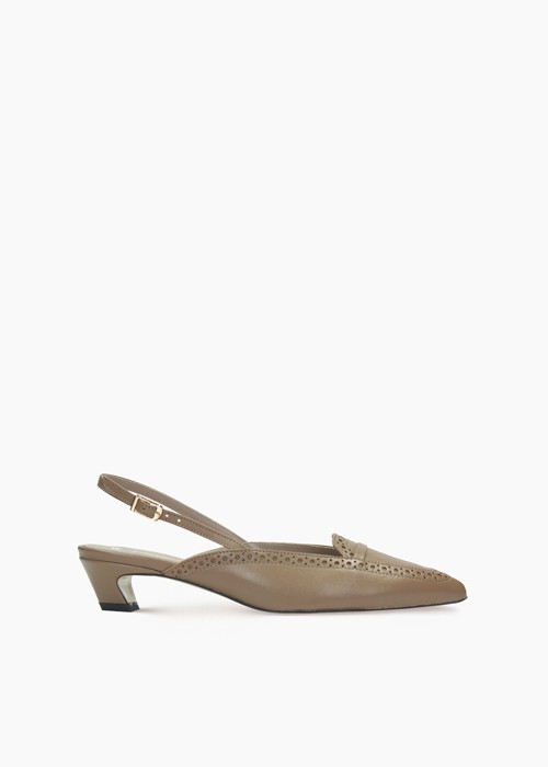 Brązowe sandały damskie