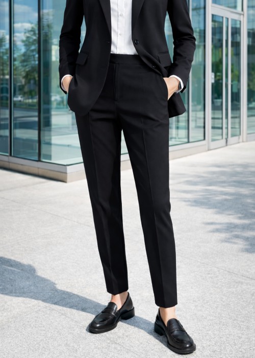 Czarne mokasyny damskie