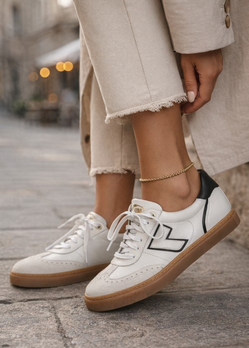 Białe trampki damskie