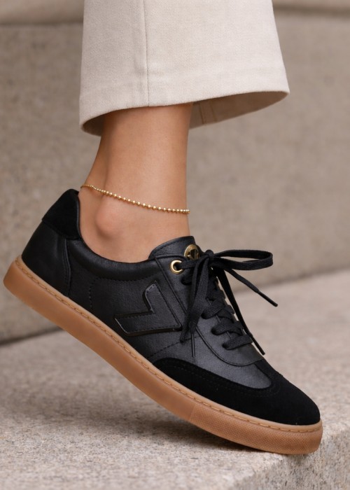 Czarne trampki damskie