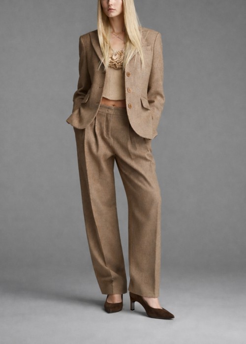 Brązowe czółenka damskie