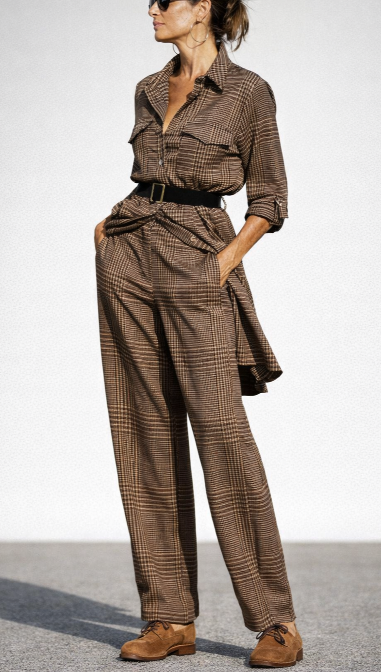 Koniakowe mokasyny damskie 1648289H-D508 